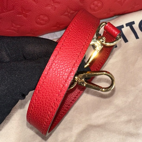 Louis Vuitton Montaigne MM Empreinte Cerise Bag, Wallet & Scarf BUNDLE โฅ๏ธ - Picture 7 of 16